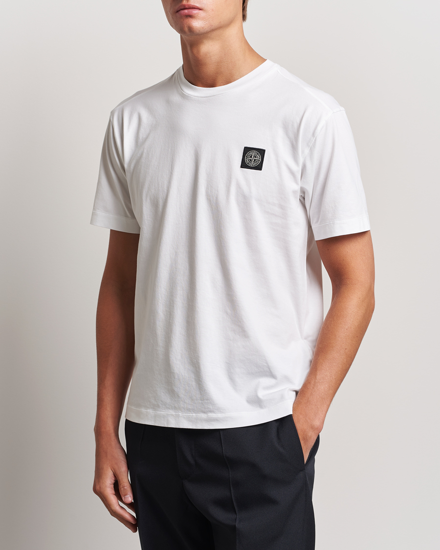 Men |  | Stone Island | Garment Dyed Jersey T-Shirt White