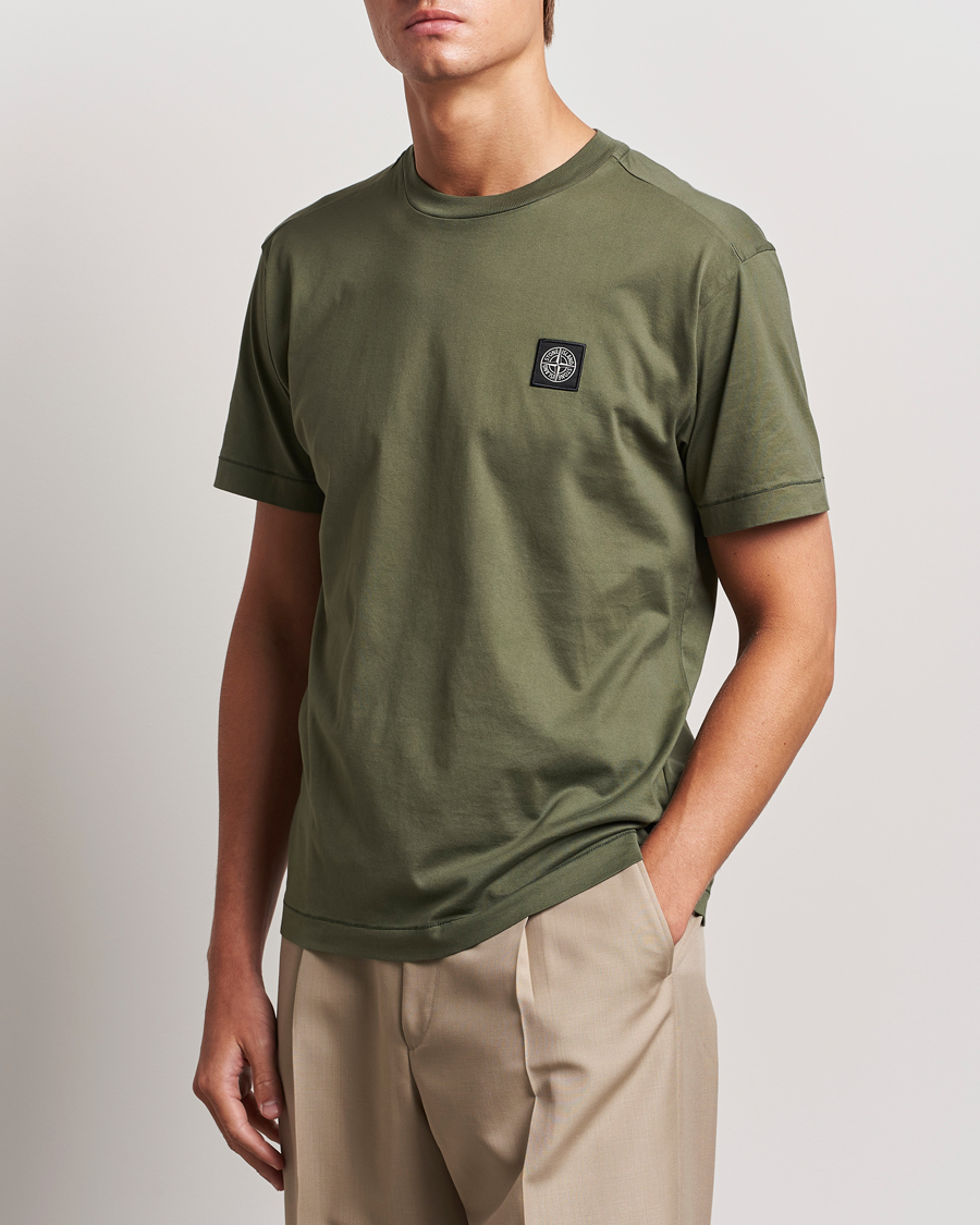 Men |  | Stone Island | Garment Dyed Jersey T-Shirt Musk