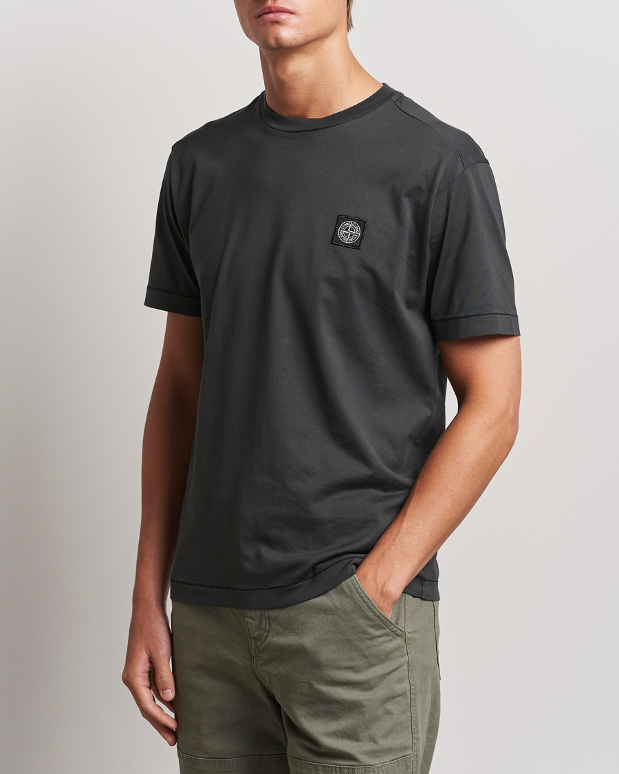 Men |  | Stone Island | Garment Dyed Jersey T-Shirt Lead