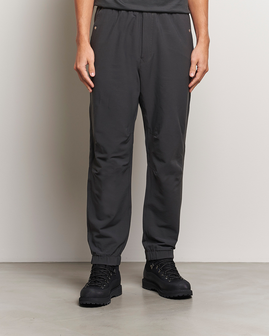 Men | Trousers | Stone Island | Stellina Wool/Nylon Jogger Pants Lead Grey