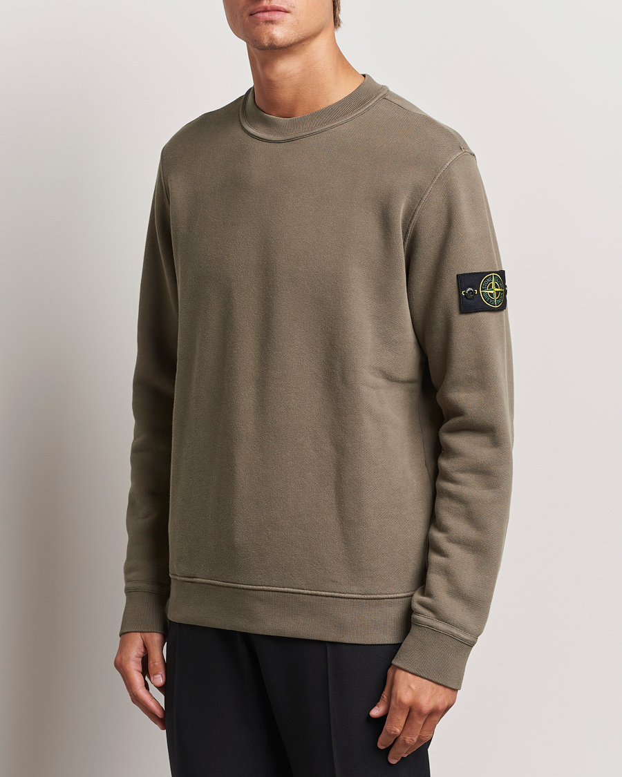 Men |  | Stone Island | Old Dyed Cotton Sweatshirt Walnut