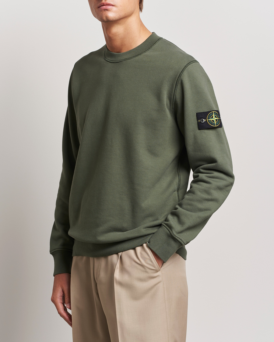 Men |  | Stone Island | Garment Dyed Fleece Sweatshirt Musk