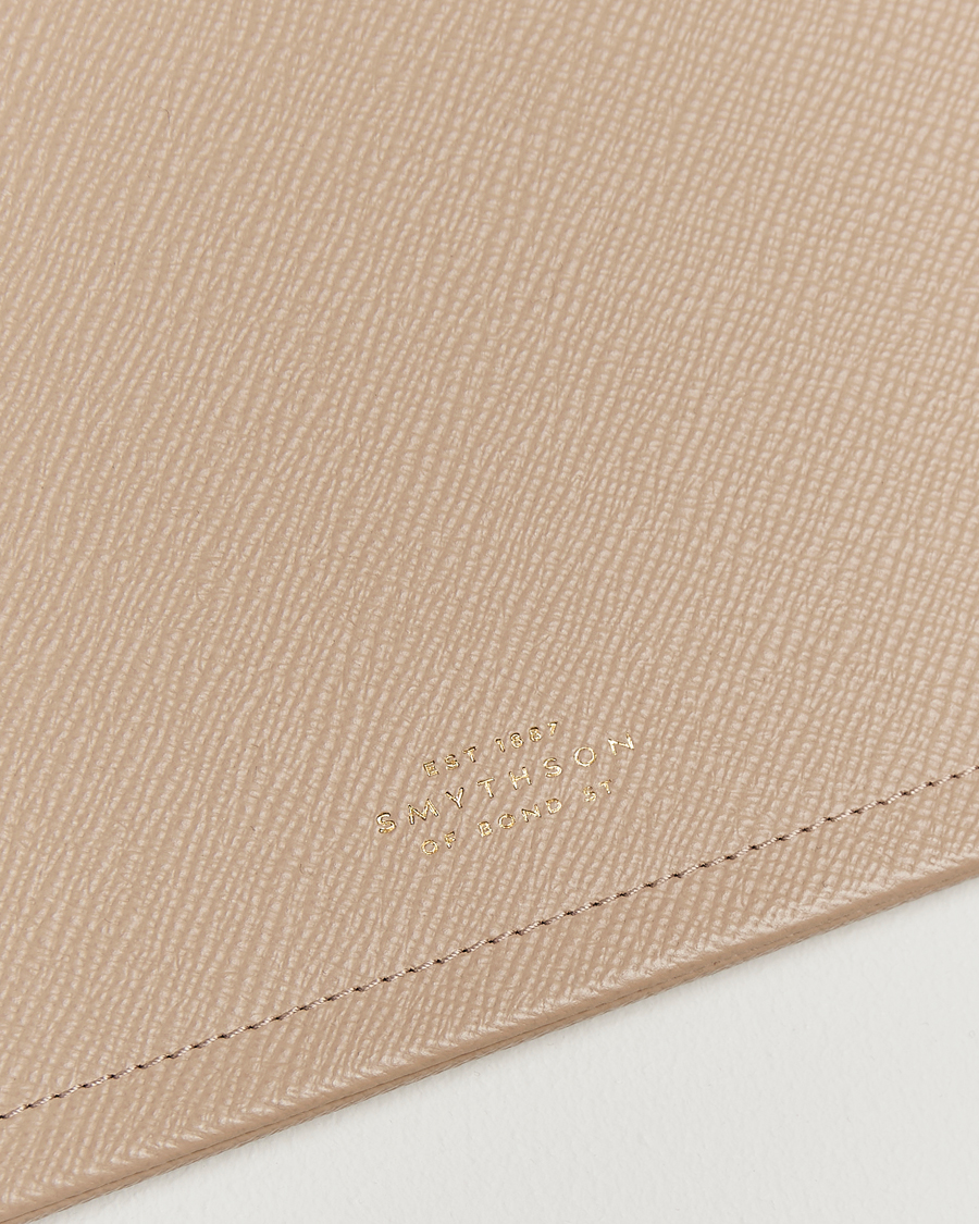 Men | Home | Smythson | Panama Desk Mat Sandstone