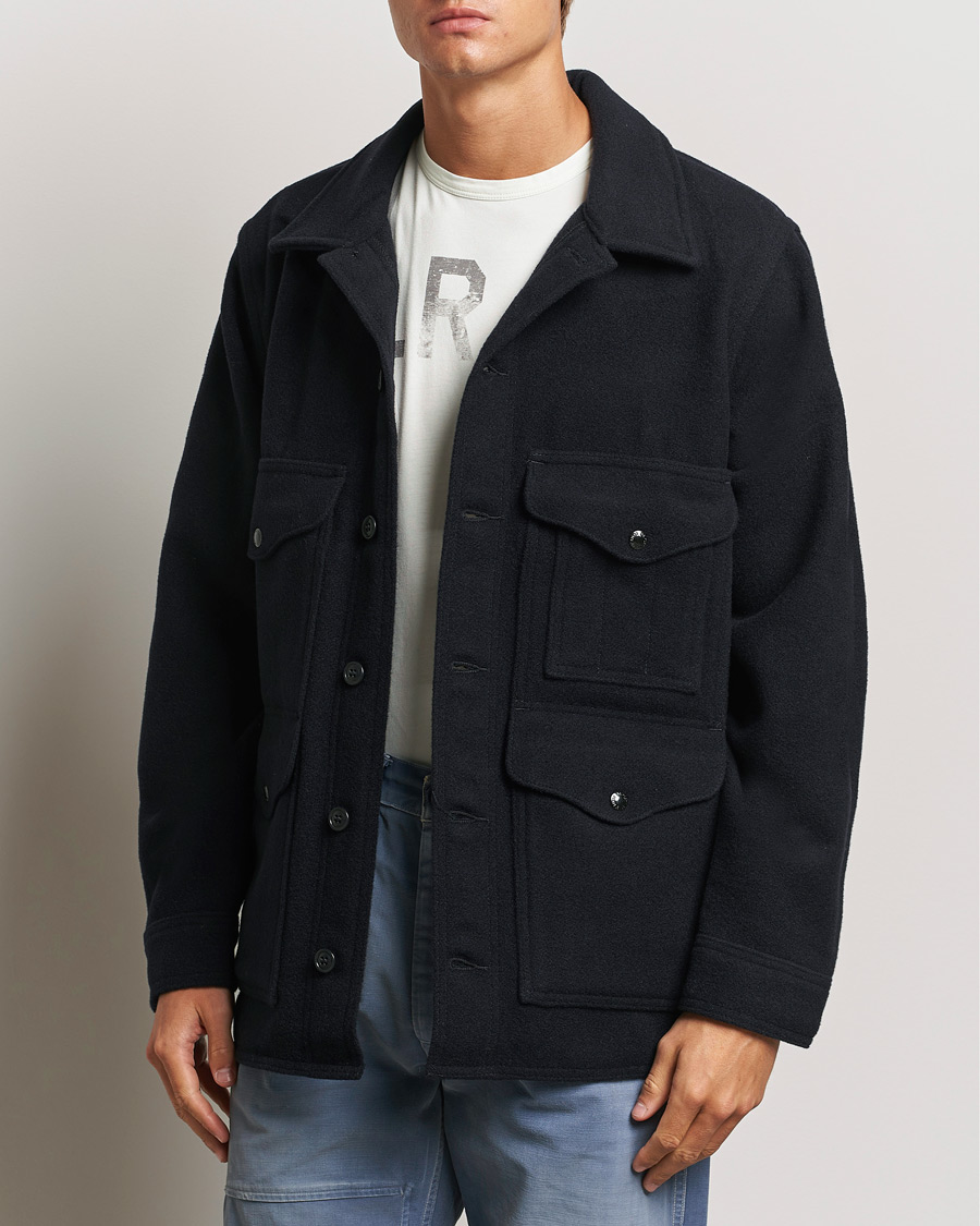 Men | Outdoor | Filson | Mackinaw Wool Cruiser Dark Navy