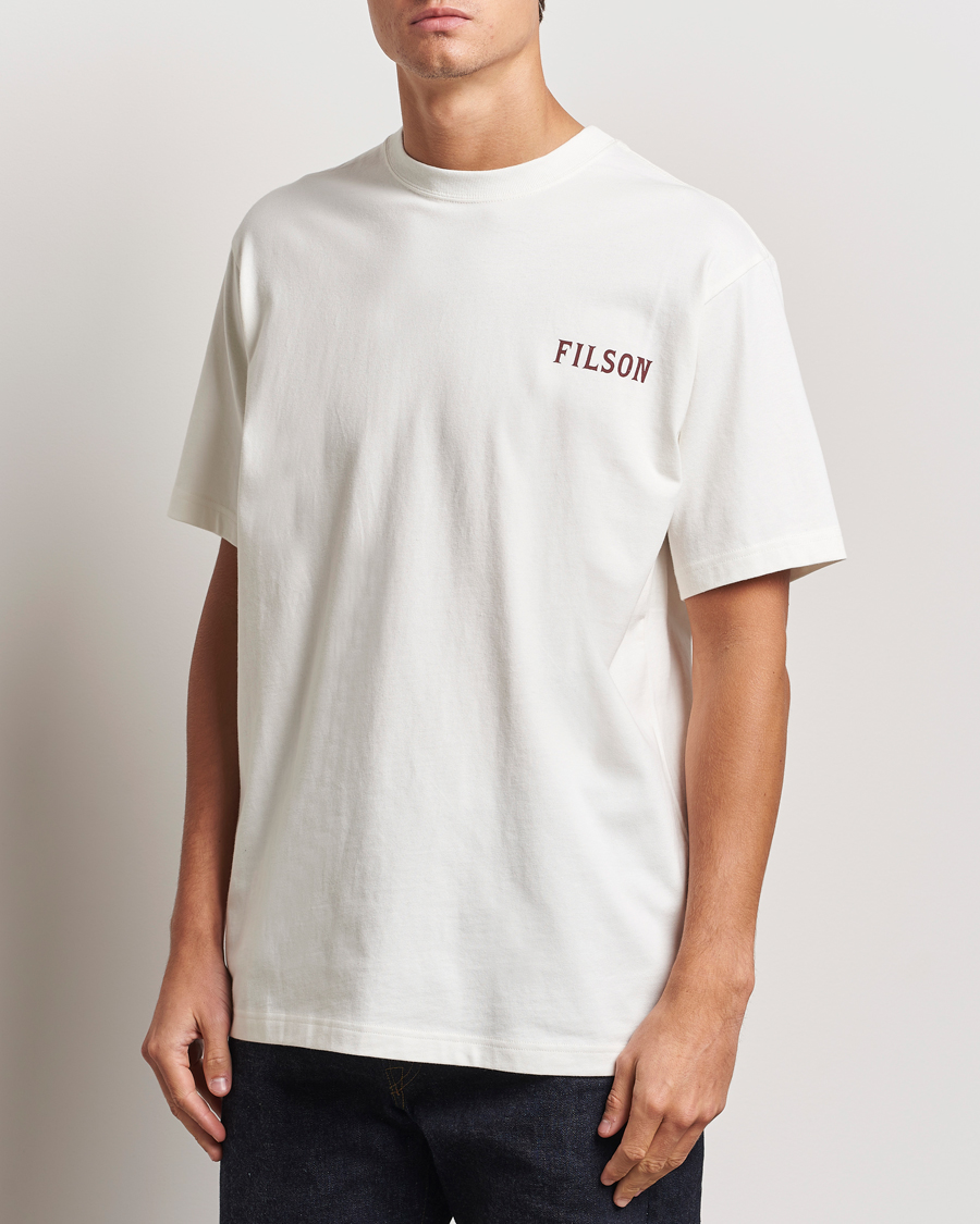 Men |  | Filson | Printed Cotton T-Shirt Snow White