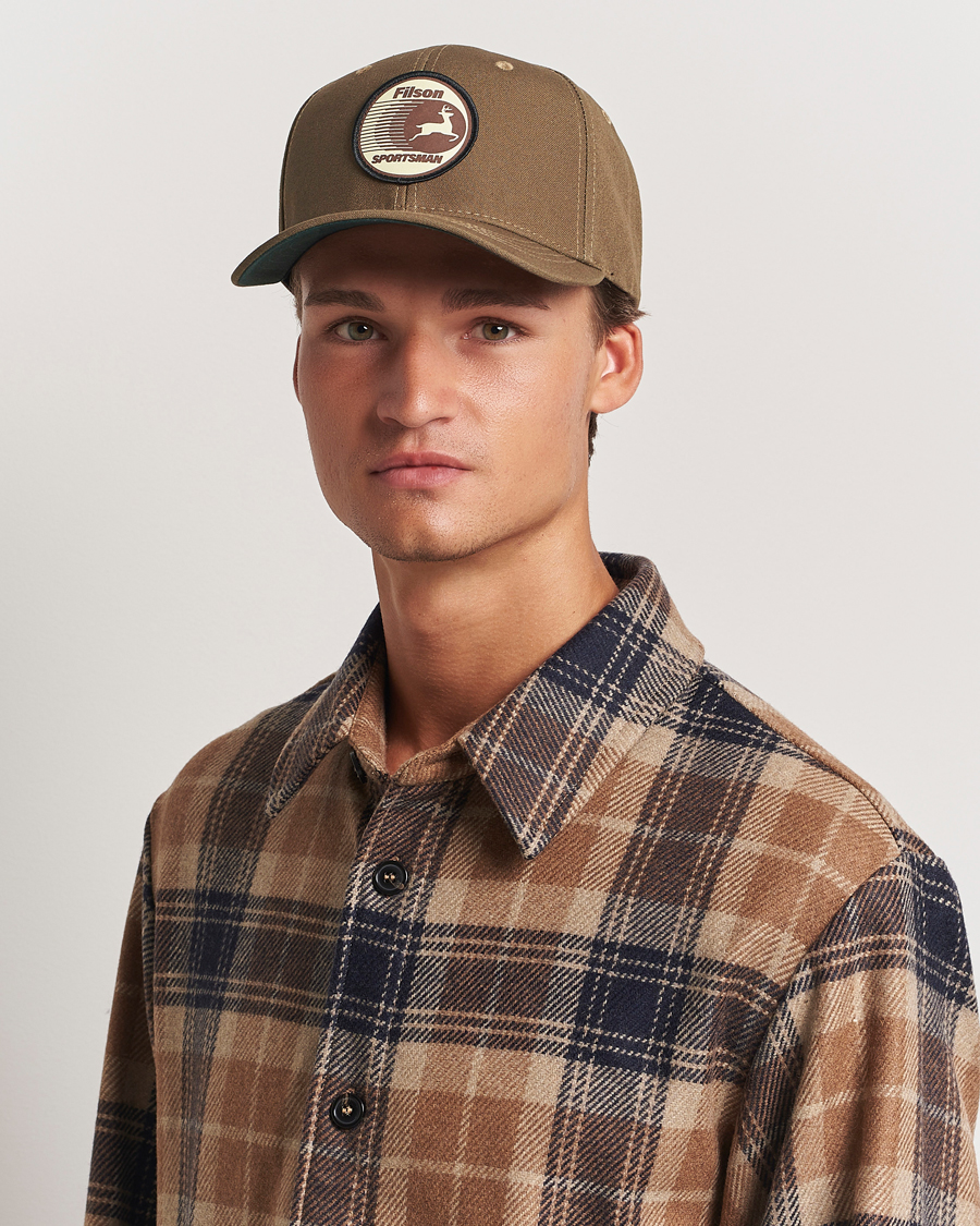 Men |  | Filson | Dry Tin Logger Cap Marsh Olive