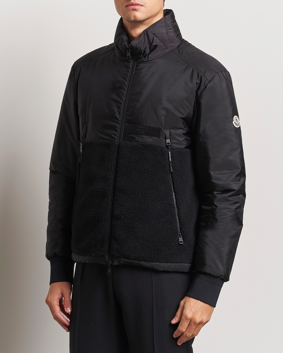 Men |  | Moncler | Vallorch Reversible Fleece Jacket Black