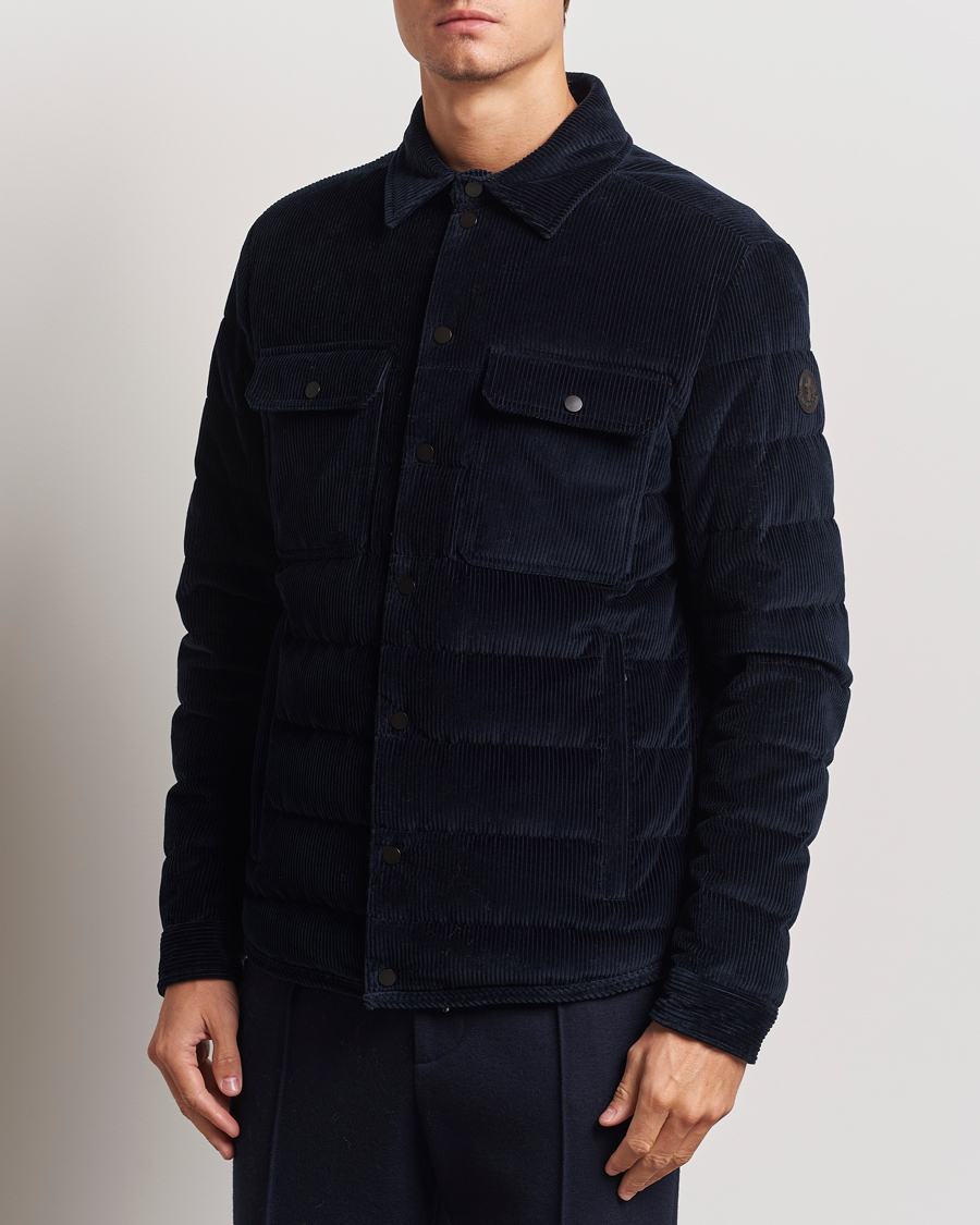 Men |  | Moncler | Gasserhof Down Shirt Jacket Navy