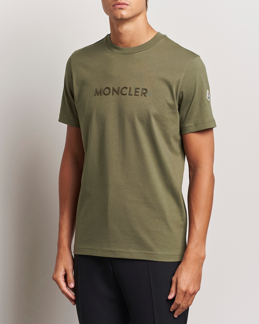 Men |  | Moncler | Lettering T-Shirt Military