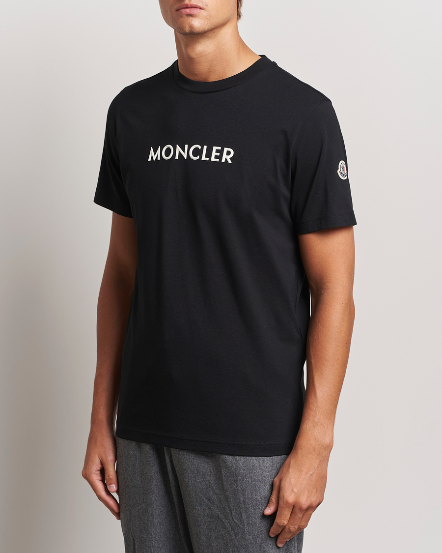 Men |  | Moncler | Lettering T-Shirt Black