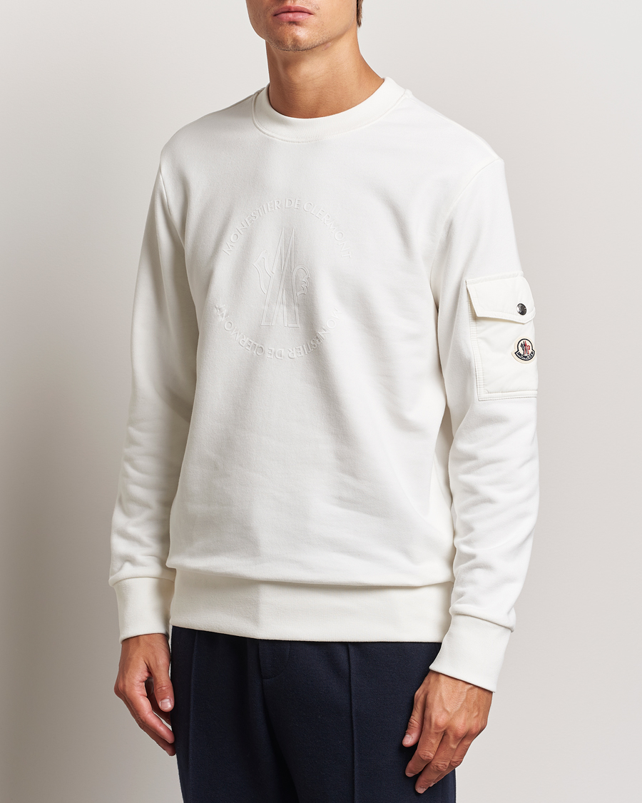 Men | Sweatshirts | Moncler | Pocket Sleeve Sweatshirt Off White