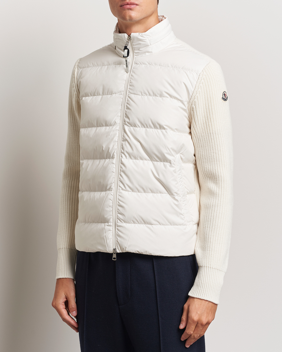 Men |  | Moncler | Padded Zip Cardigan Off White