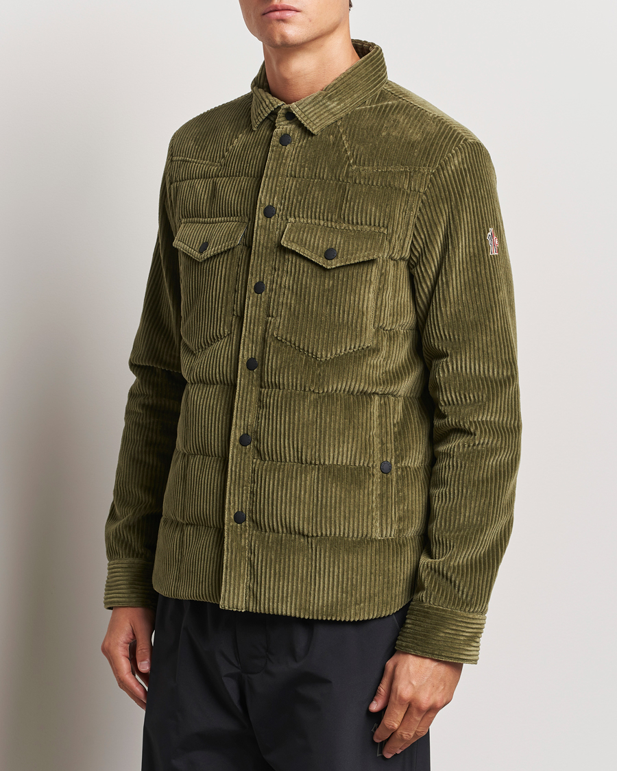 Men | Outdoor jackets | Moncler Grenoble | Gelt Corduroy Shirt Jacket Olive