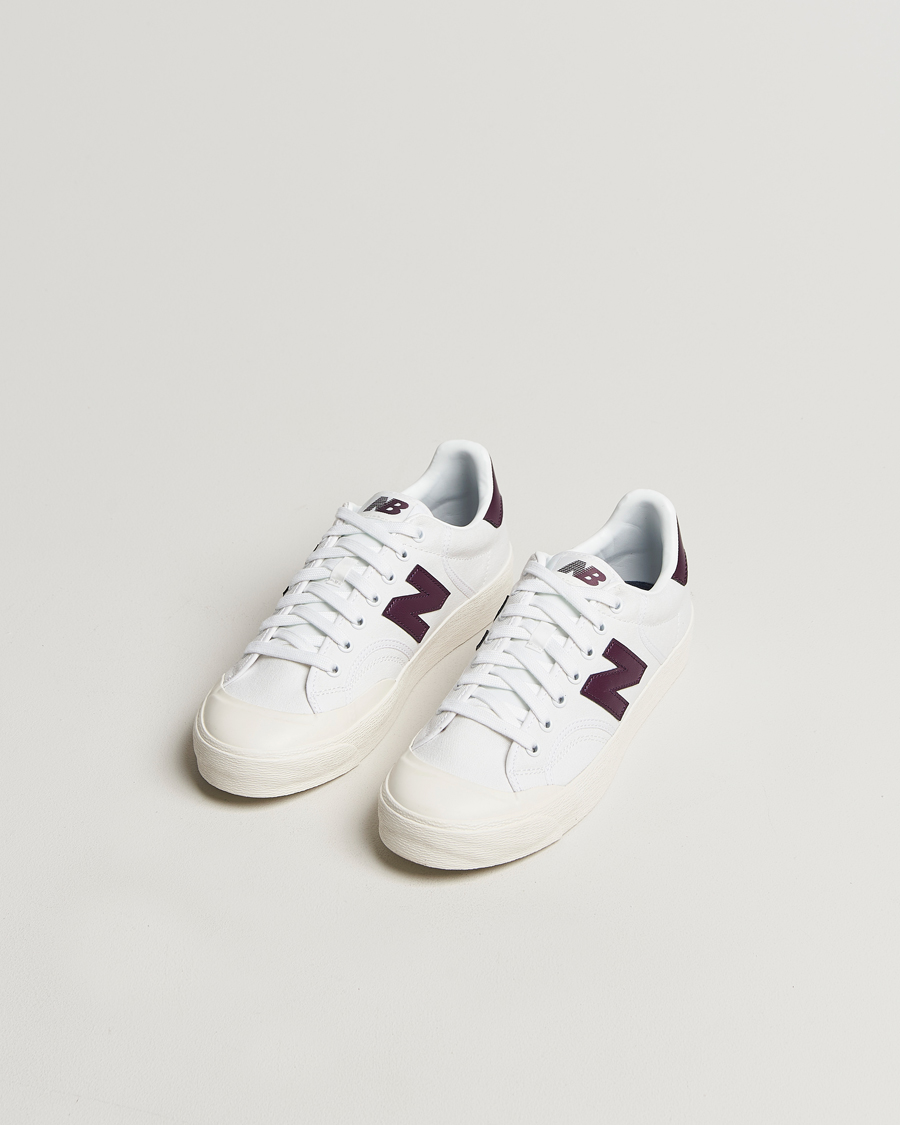 Men |  | New Balance | B100 Sneakers White/Burgundy