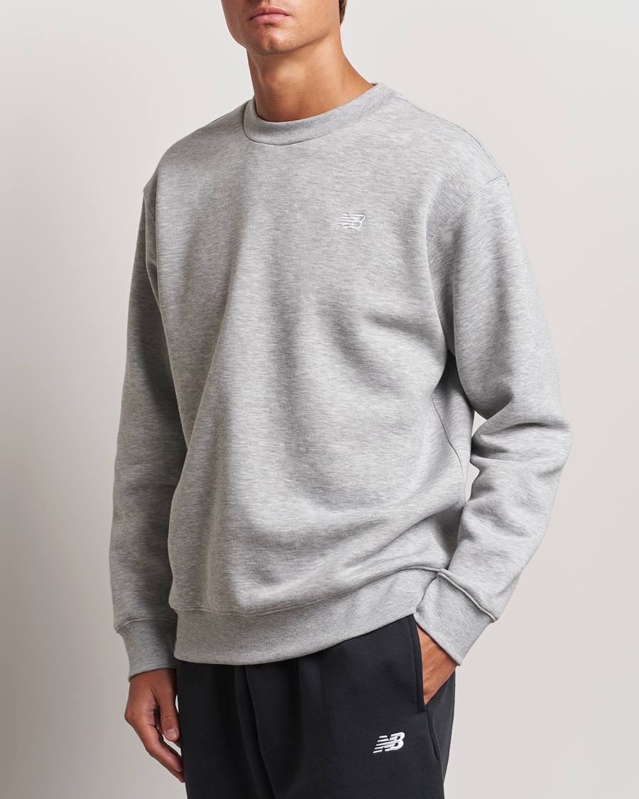 Men | Grey sweatshirts | New Balance | Essentials Fleece Sweatshirt Athletic Grey