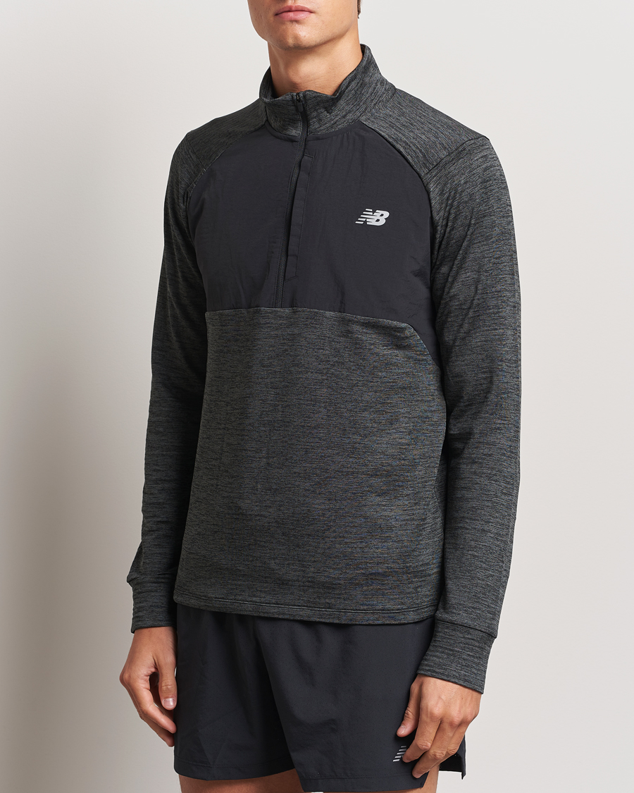 Men | What's new | New Balance Running | Heat Grid Half Zip Black