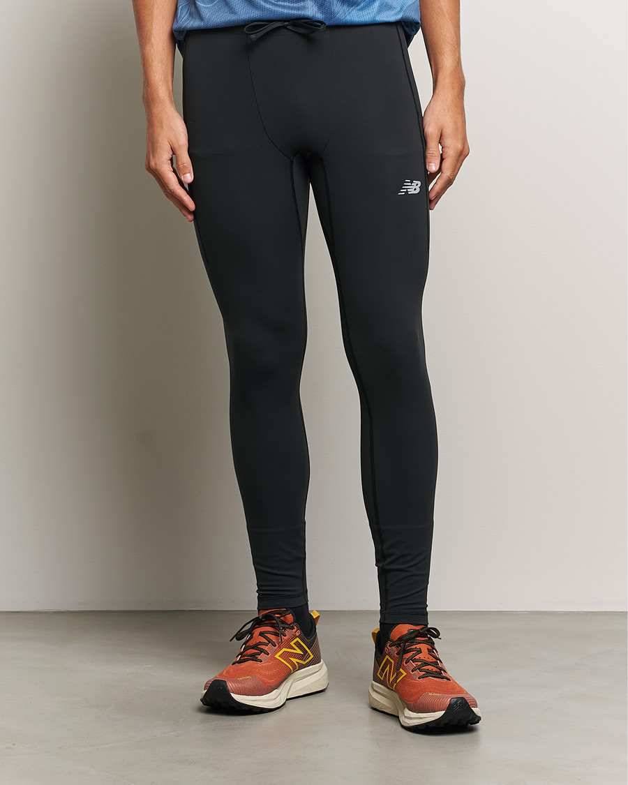 Men |  | New Balance Running | Sleek Pocket Tights Black