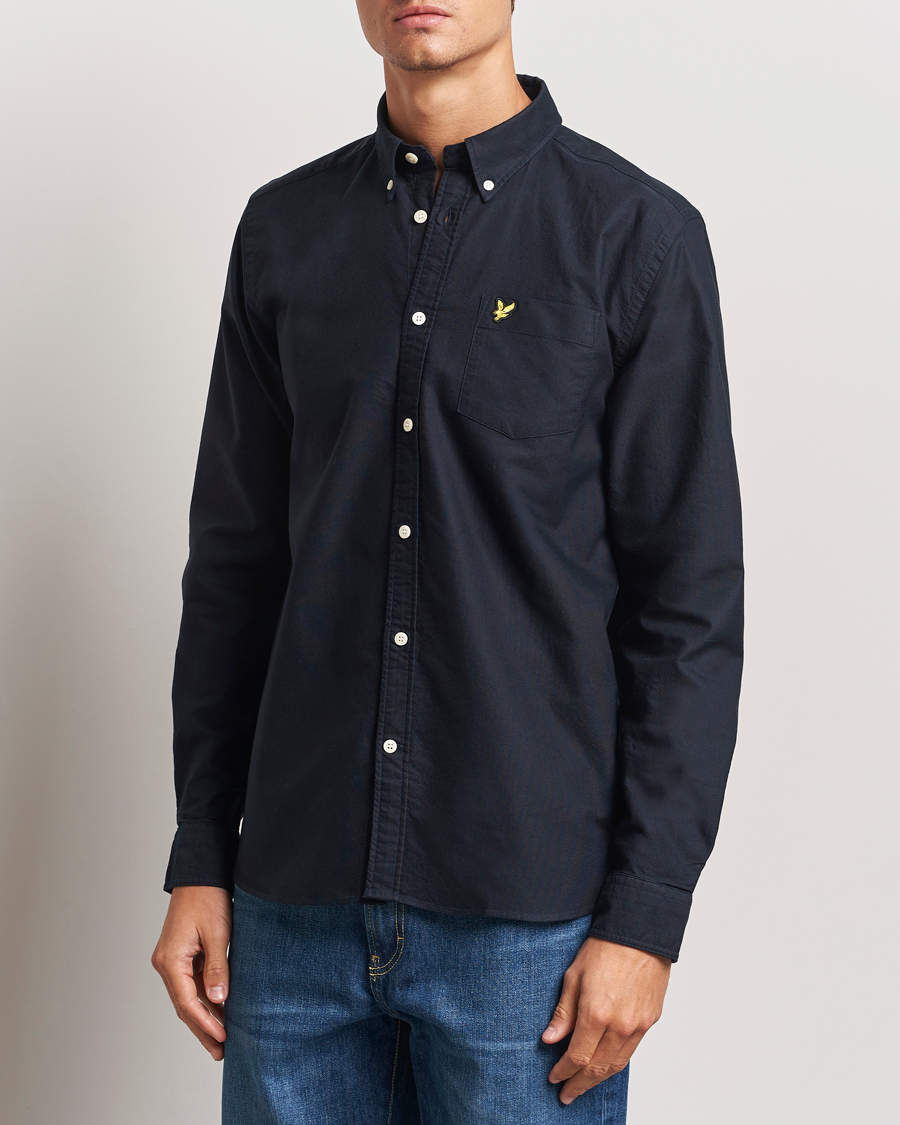 Men |  | Lyle & Scott | Lightweight Oxford Shirt Dark Navy