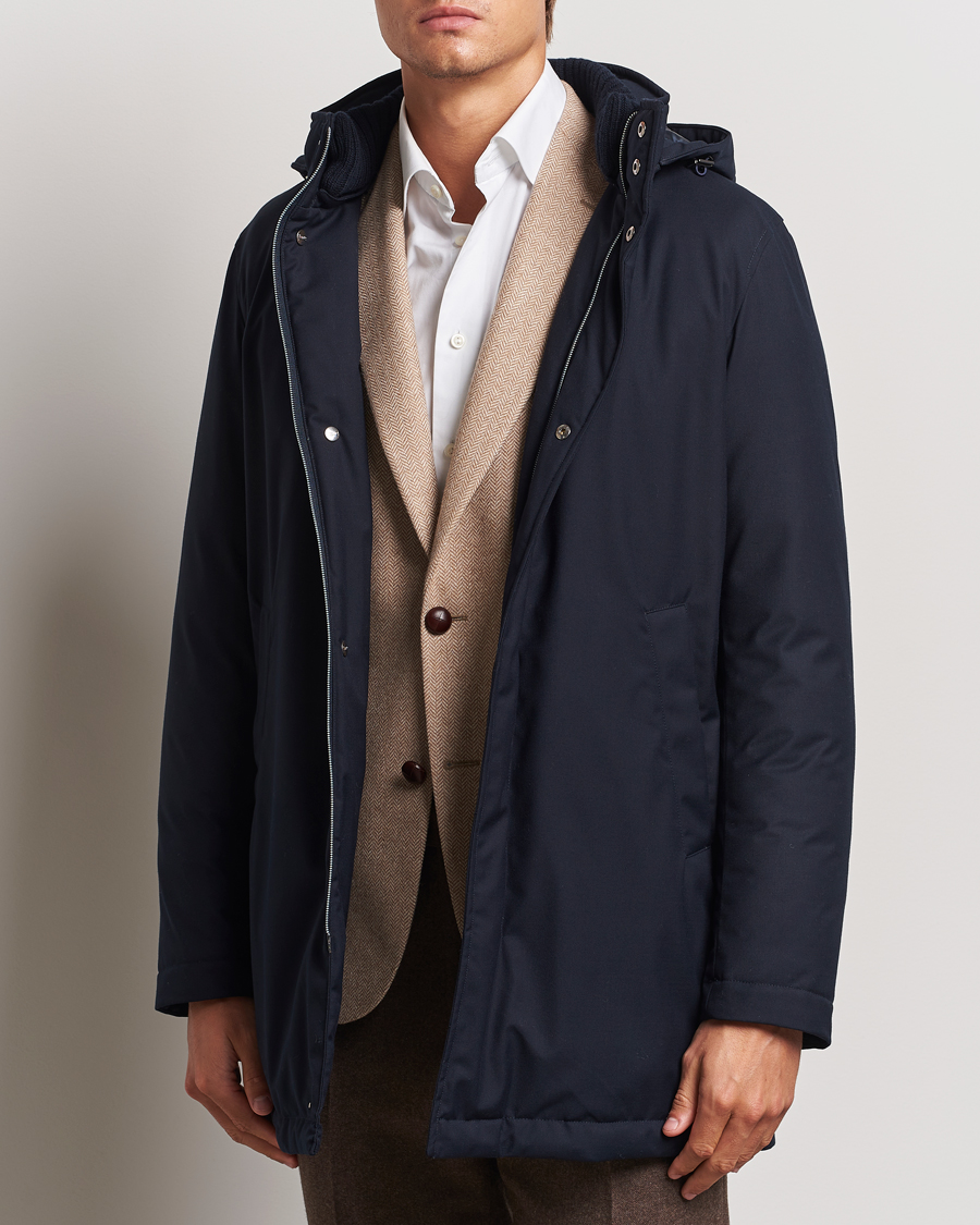 Men |  | Herno | Waterproof Coat Navy