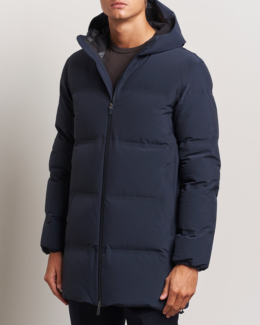 Men |  | Herno | Laminar Stretch Down Parka Navy