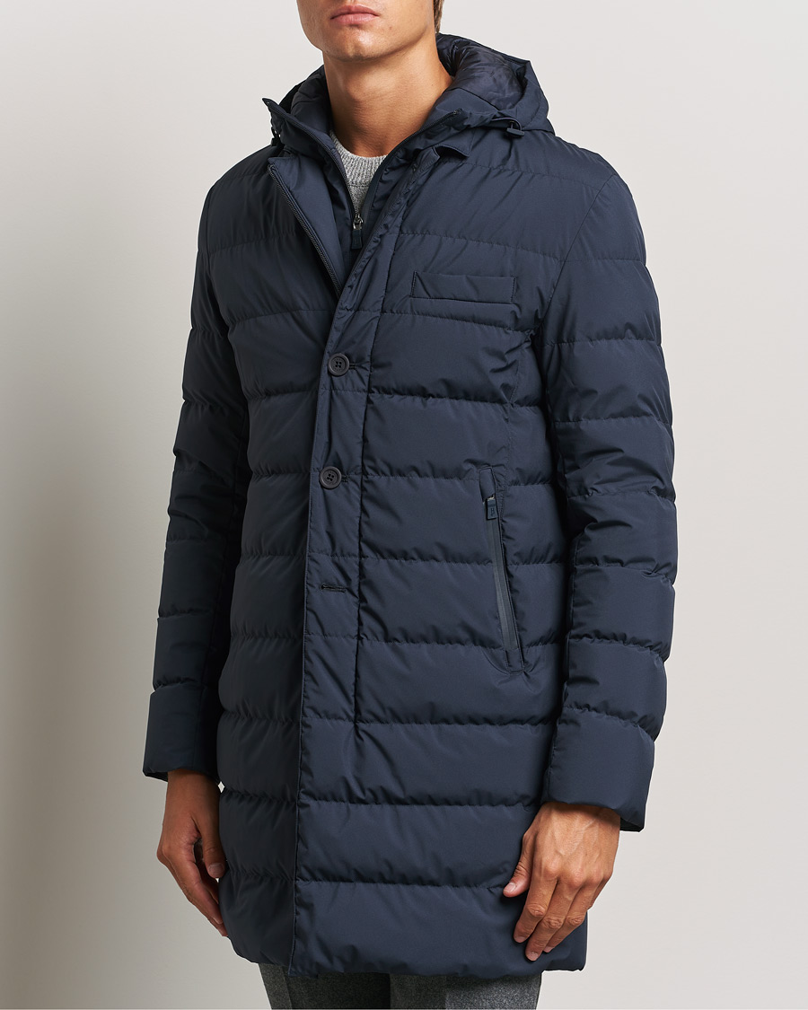 Men |  | Herno | Laminar Down Coat Navy