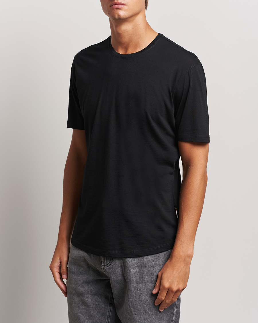 Men | Clothing | Orlebar Brown | OB Lux Merino T-Shirt Black