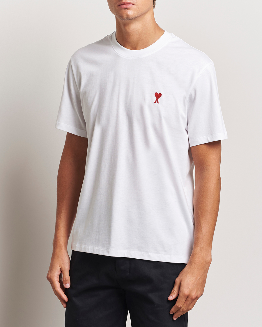 Men |  | AMI | Heart Logo T-Shirt White