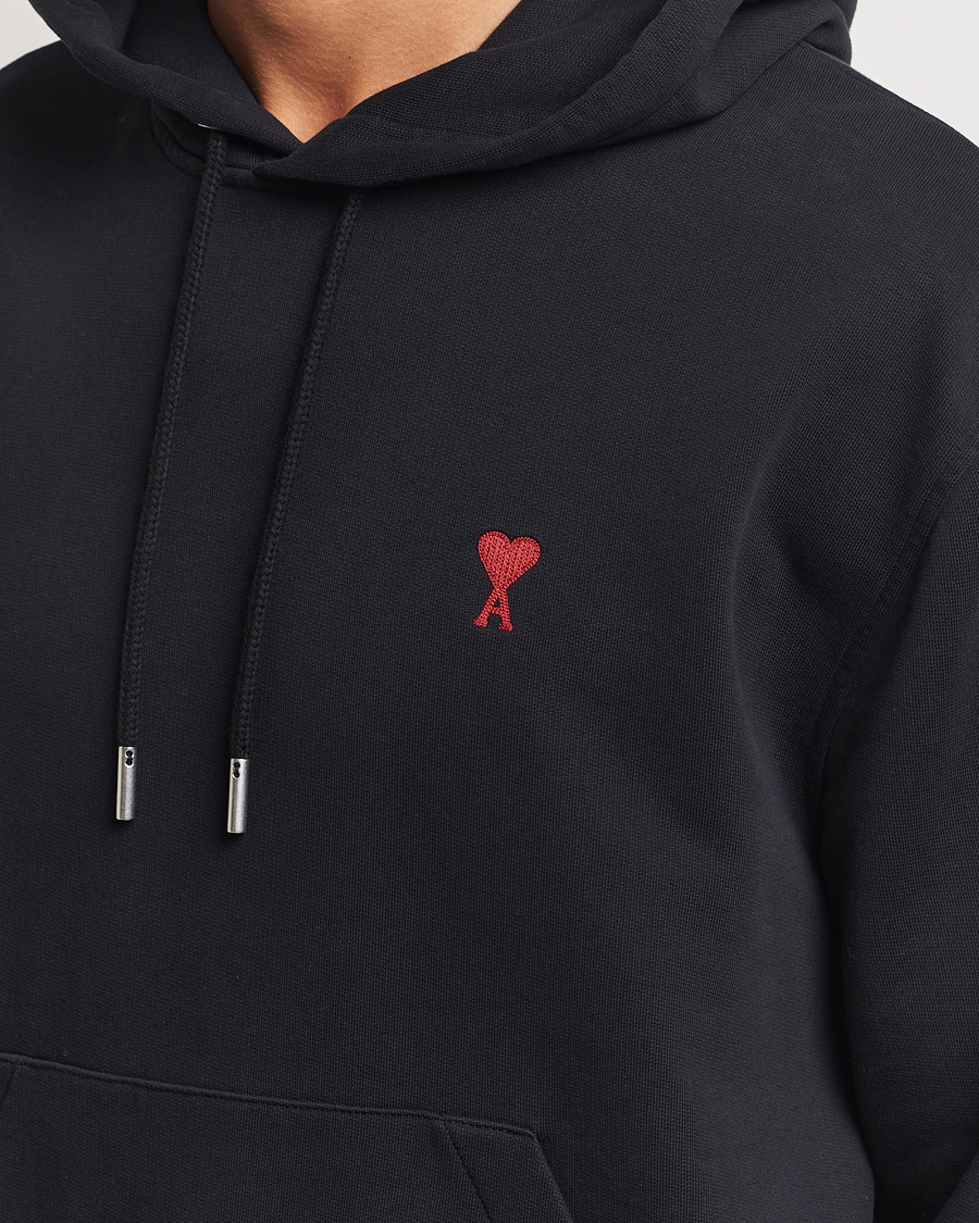 AMI Heart Logo Hoodie Black at CareOfCarl.com