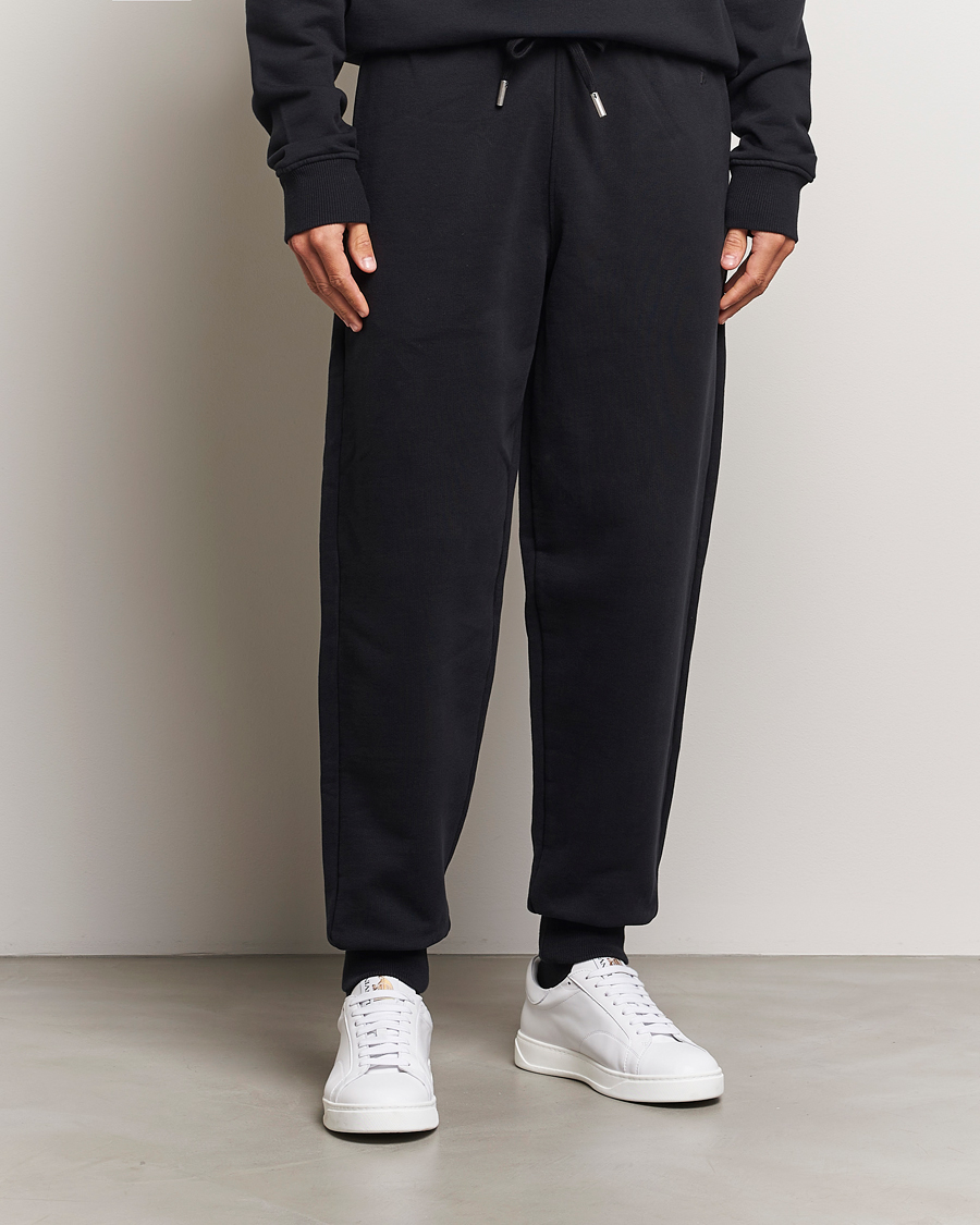 Men | Sweatpants | AMI | Tonal Heart Logo Sweatpants Black