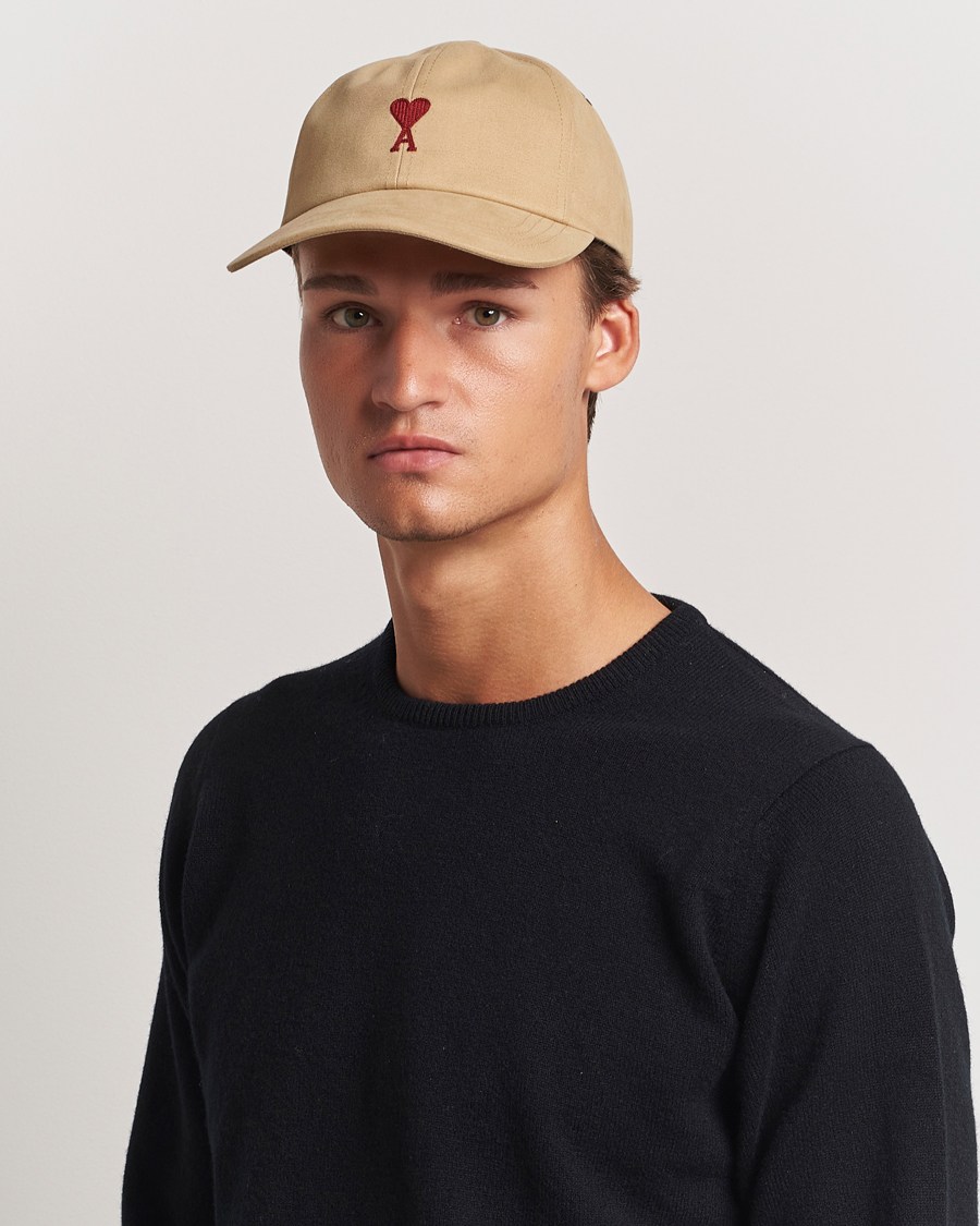 Men |  | AMI | Heart Logo Cap Sand