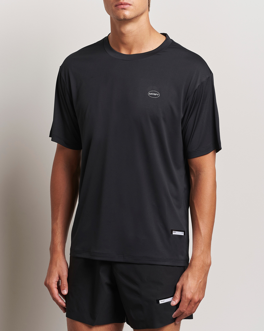 Men | Functional T-shirts | Satisfy | AuraLite T-Shirt Black