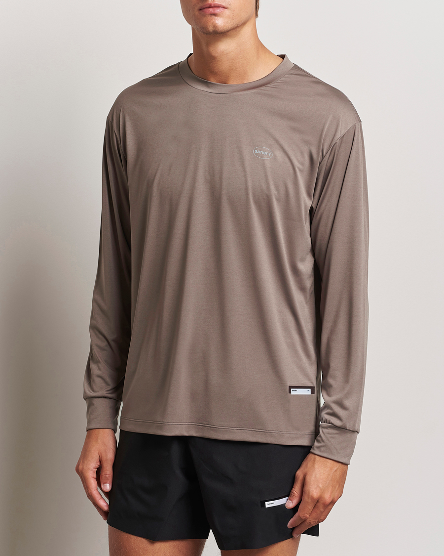 Men |  | Satisfy | AuraLite Long Sleeve T-Shirt Falcon