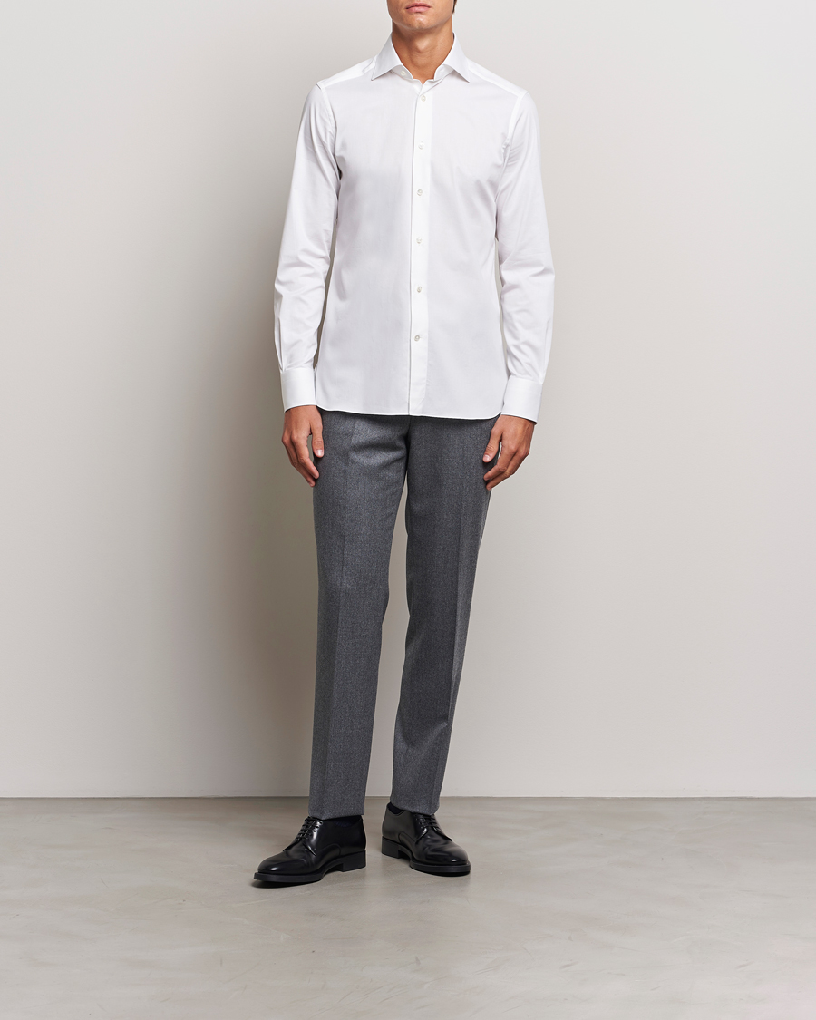 Men |  | Zegna | Slim Fit Dress Shirt White