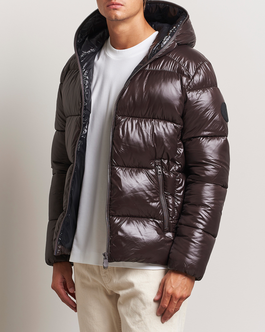 Men |  | Save The Duck | Edgard Padded Puffer Brown Black