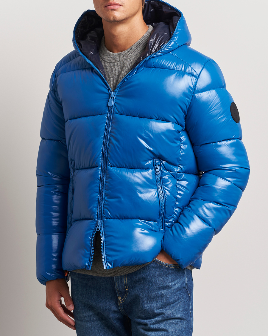 Men |  | Save The Duck | Edgard Padded Puffer Blue Berry