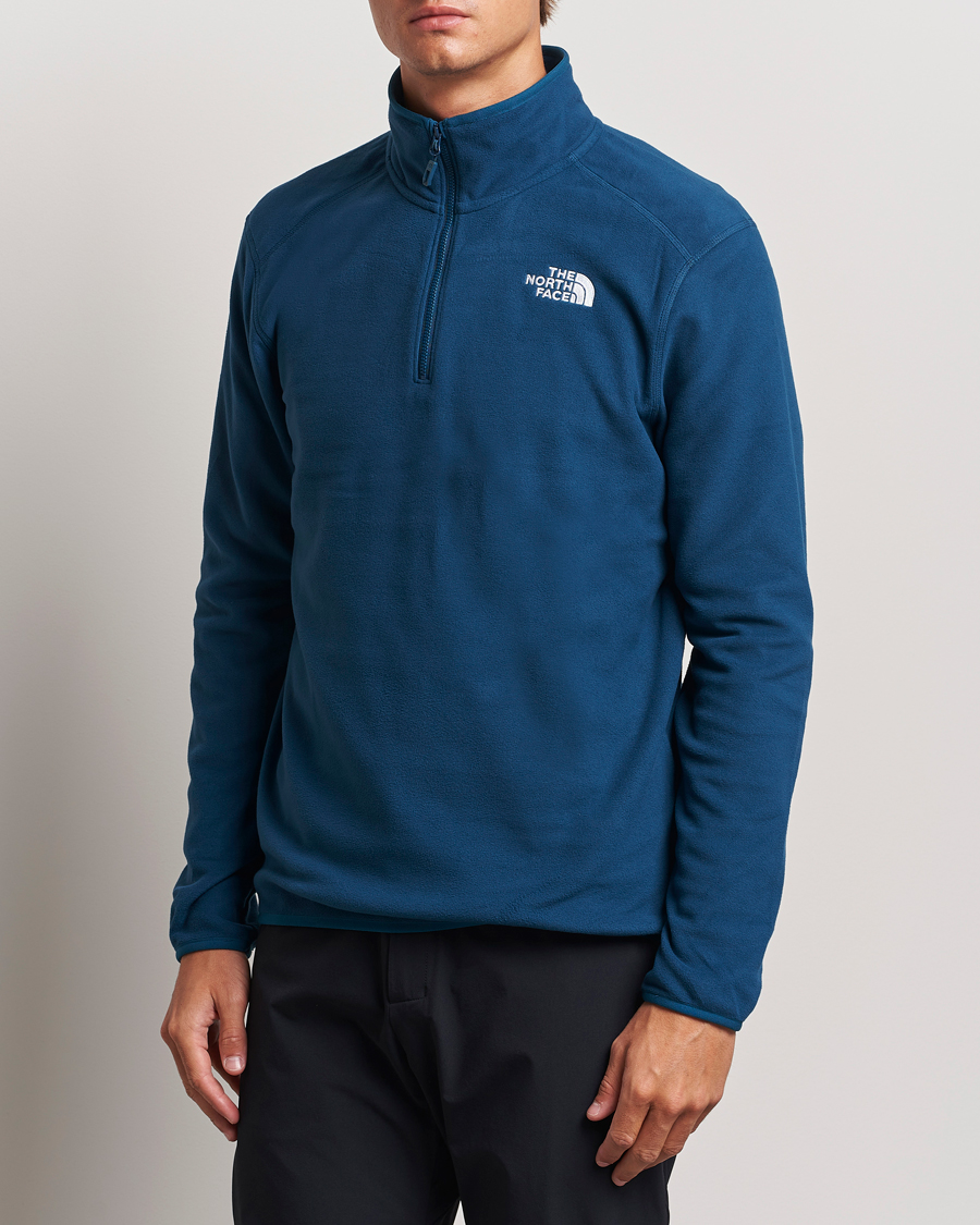 Men |  | The North Face | 100 Glacier Fleece 1/4 Zip Midnight Petrol