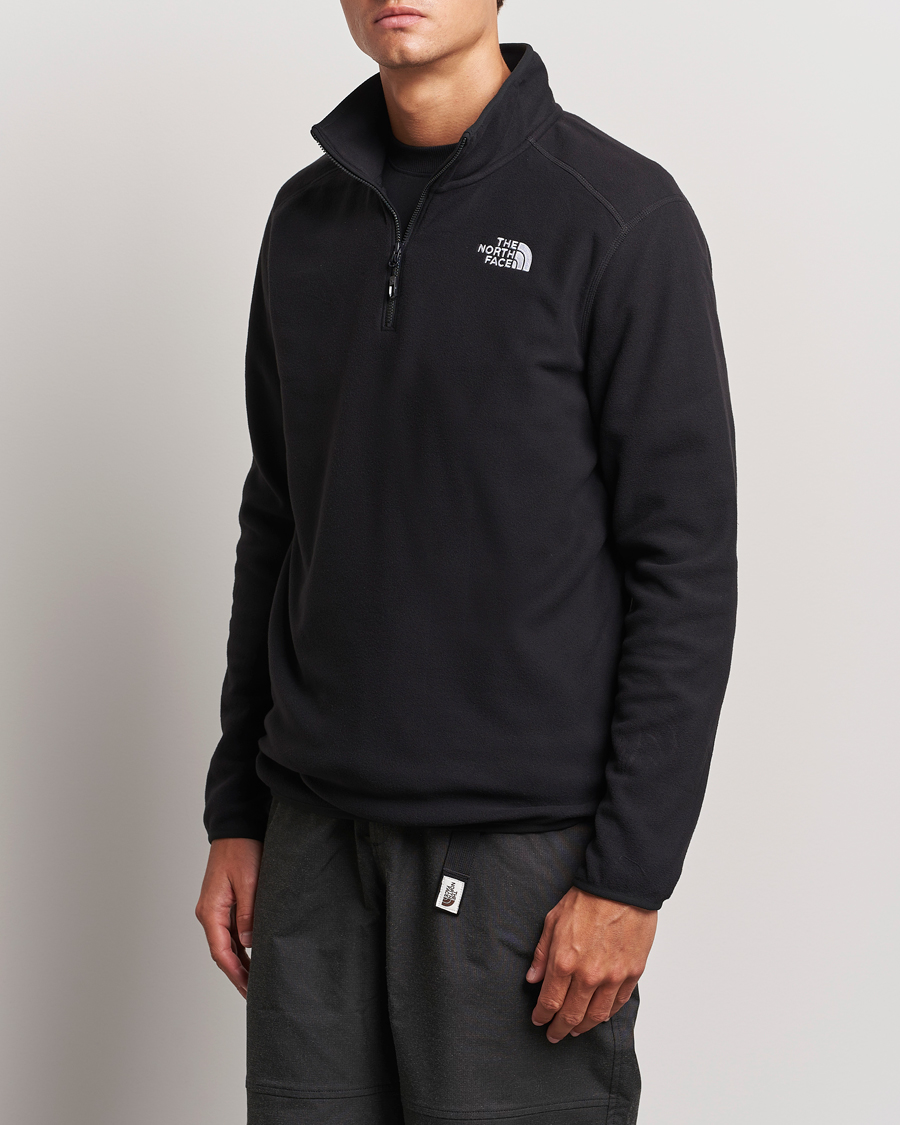 Men |  | The North Face | 100 Glacier Fleece 1/4 Zip Black