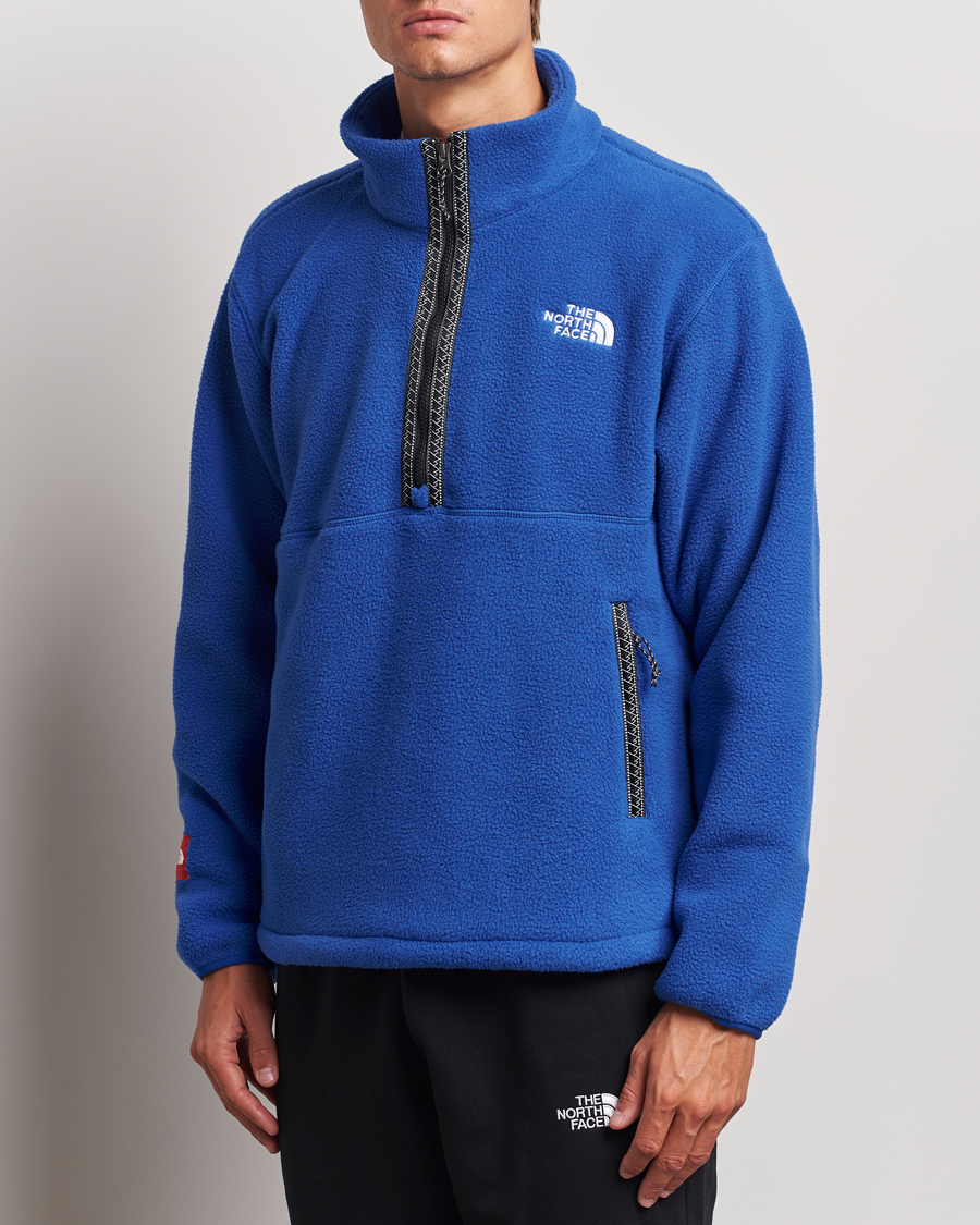 Men |  | The North Face | Fleeski 1/4 Zip Pullover Blue