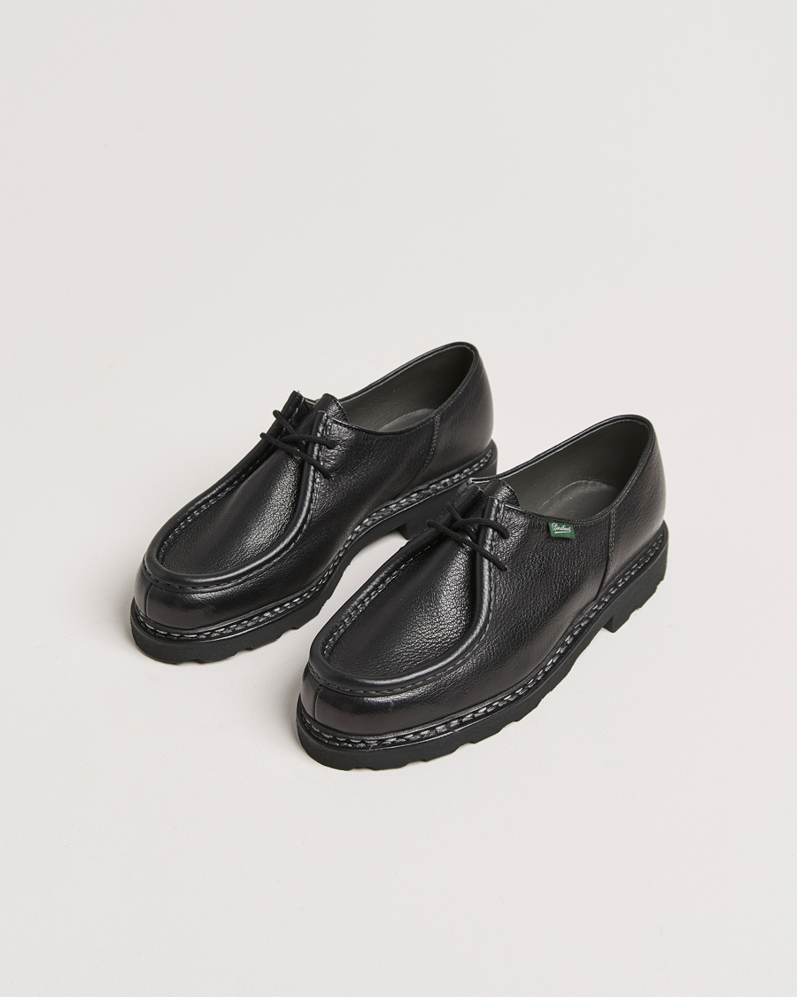 Men | Derby Shoes | Paraboot | Michael Derby Black Deerskin