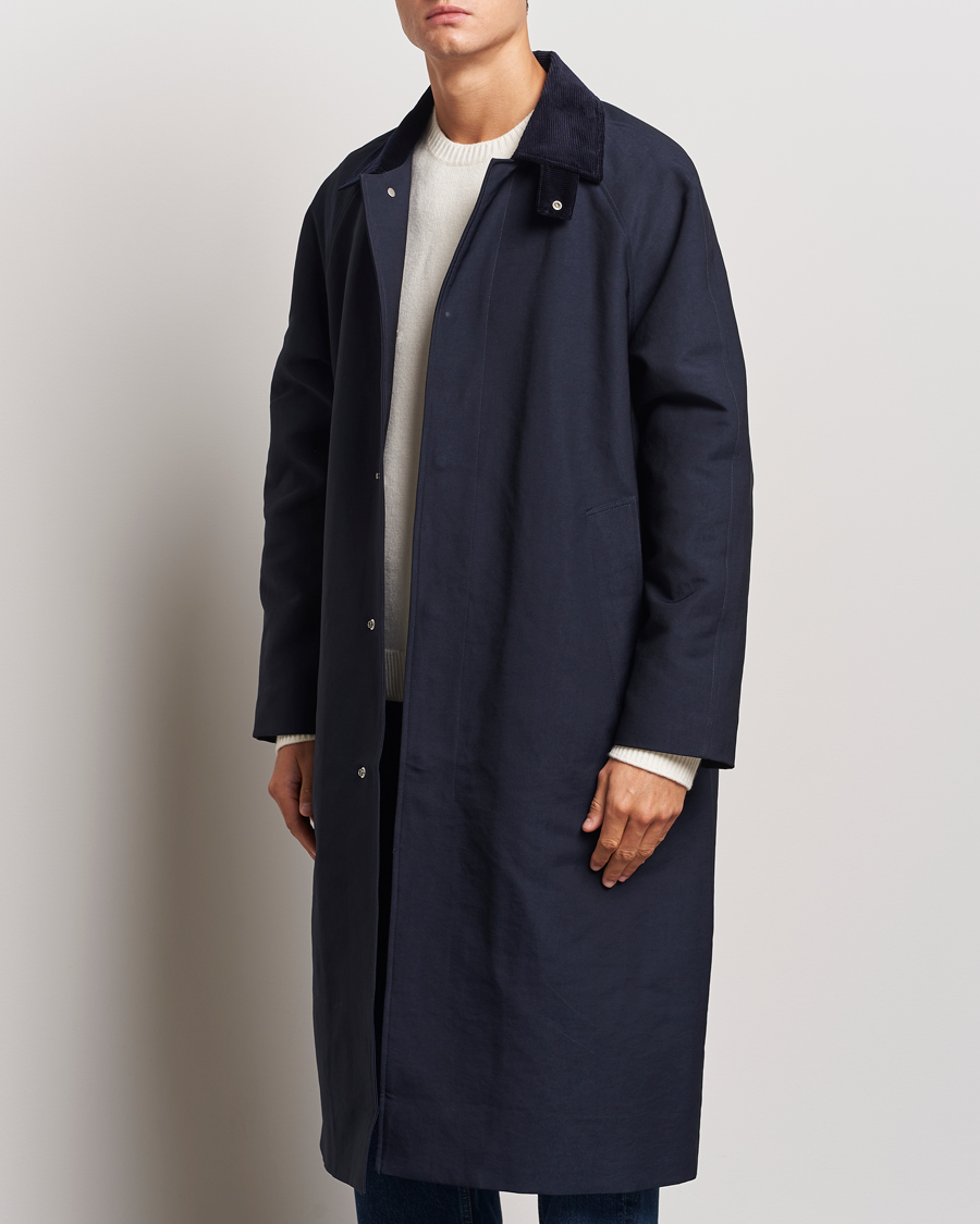 Men | Coats & Jackets | Sunflower | Raglan Coat Navy