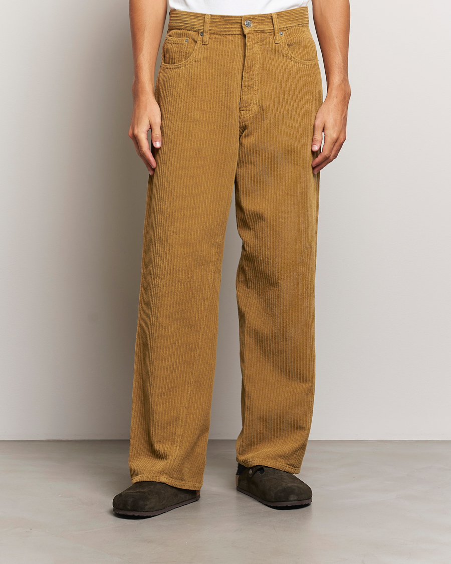 Men |  | Sunflower | Wide Twist Corduroy Pants Ochre