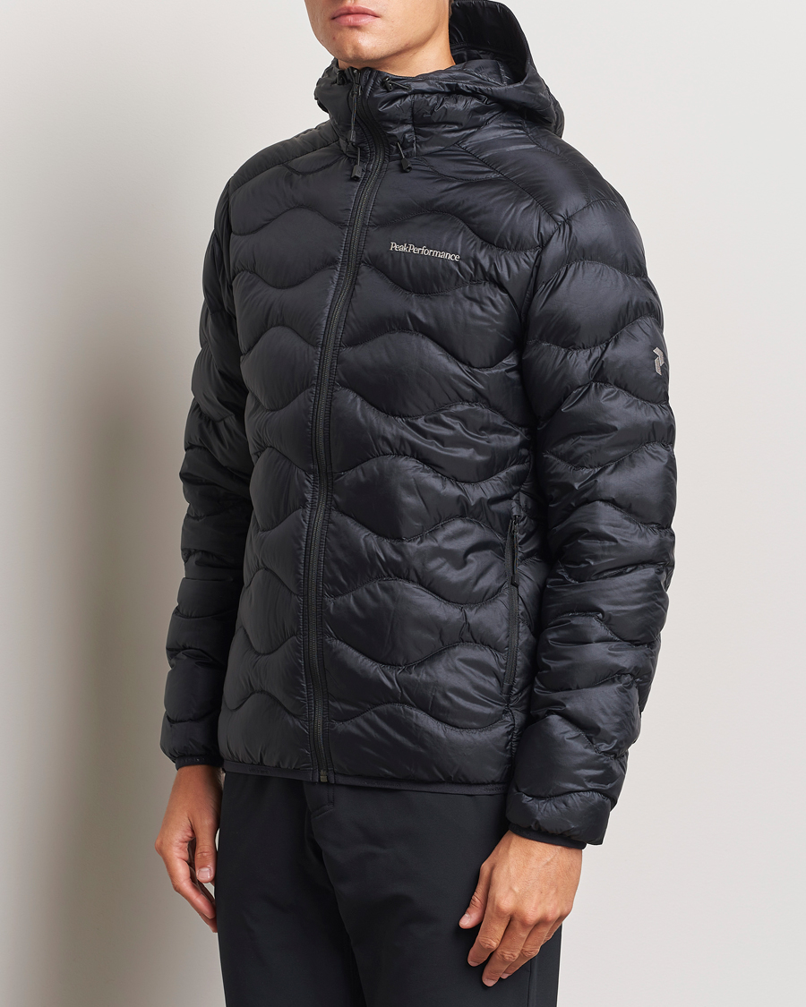 Men |  | Peak Performance | Helium Down Hooded Jacket Black