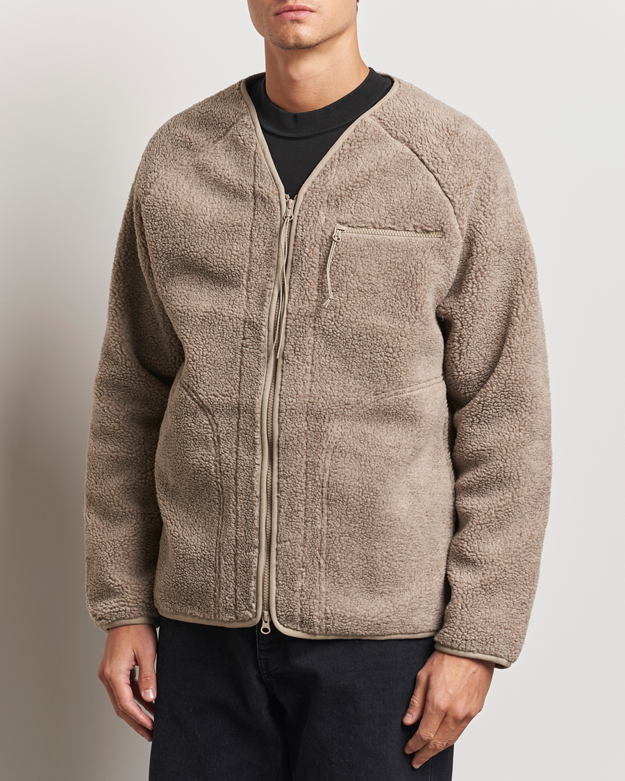 Men |  | Peak Performance | Heavy Pile Oversized Cardigan Avid Beige