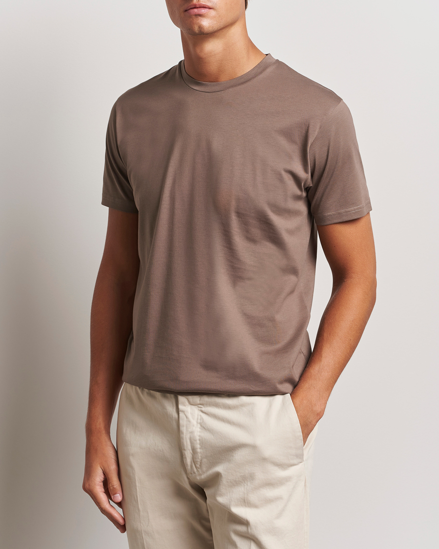 Men |  | Sunspel | Riviera Organic Tee Cedar