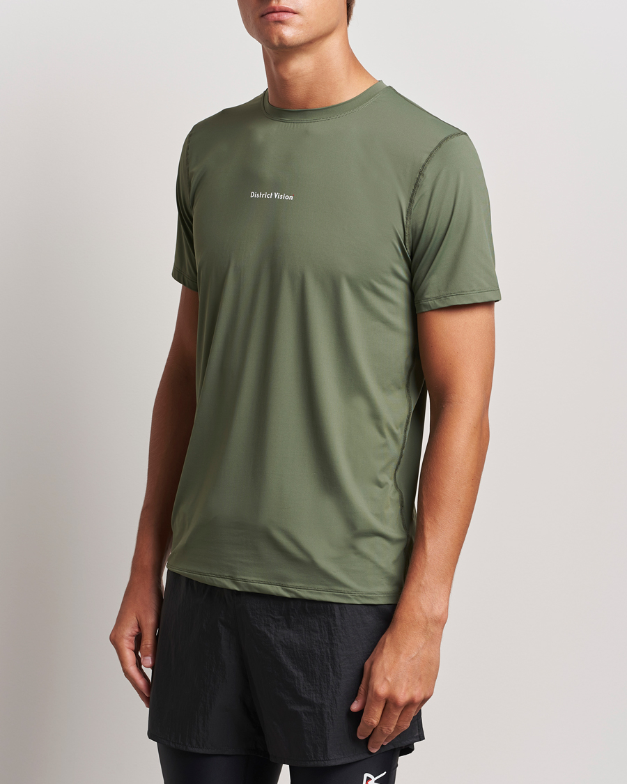 Men |  | District Vision | Ultralight Aloe Short Sleeve Sage