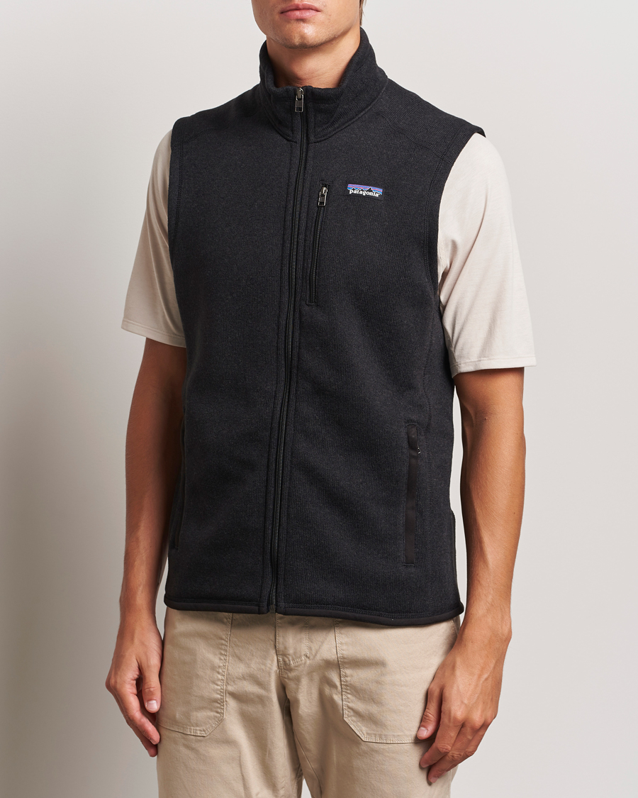 Men | Active | Patagonia | Better Sweater Vest Black