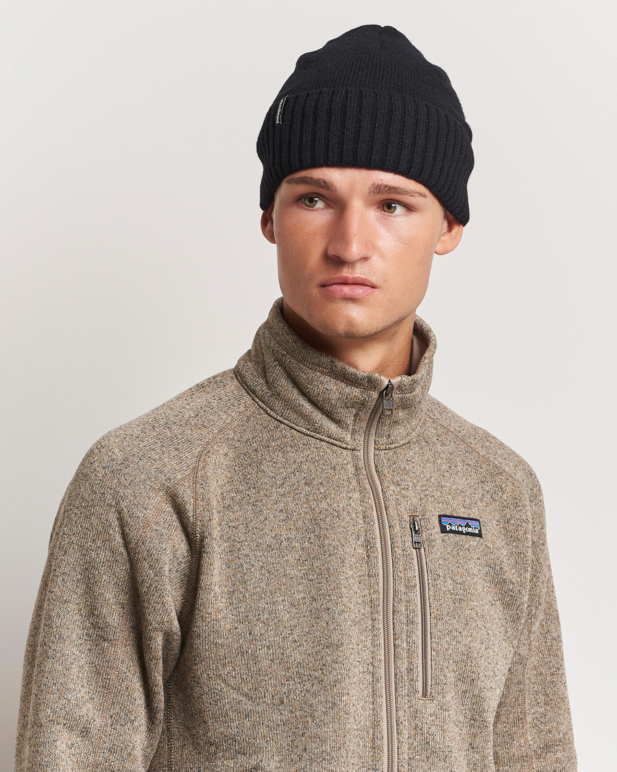 Men | Accessories | Patagonia | Brodeo Beanie Black