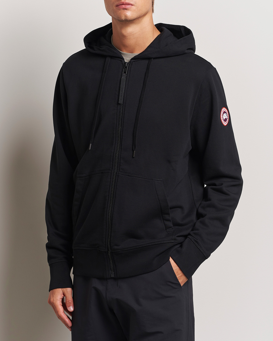 Men |  | Canada Goose | Huron Full Zip Hoodie Black