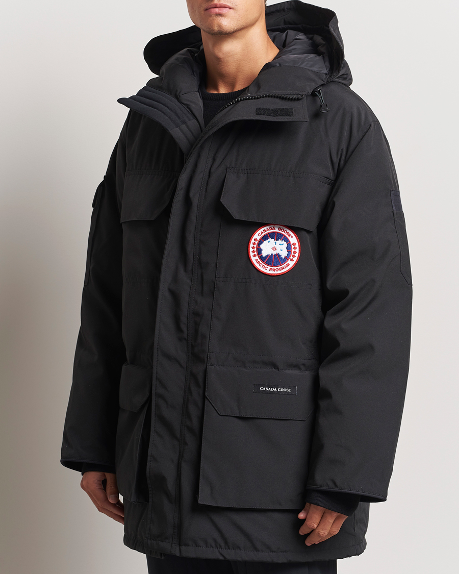 Canada goose black men's coat best sale