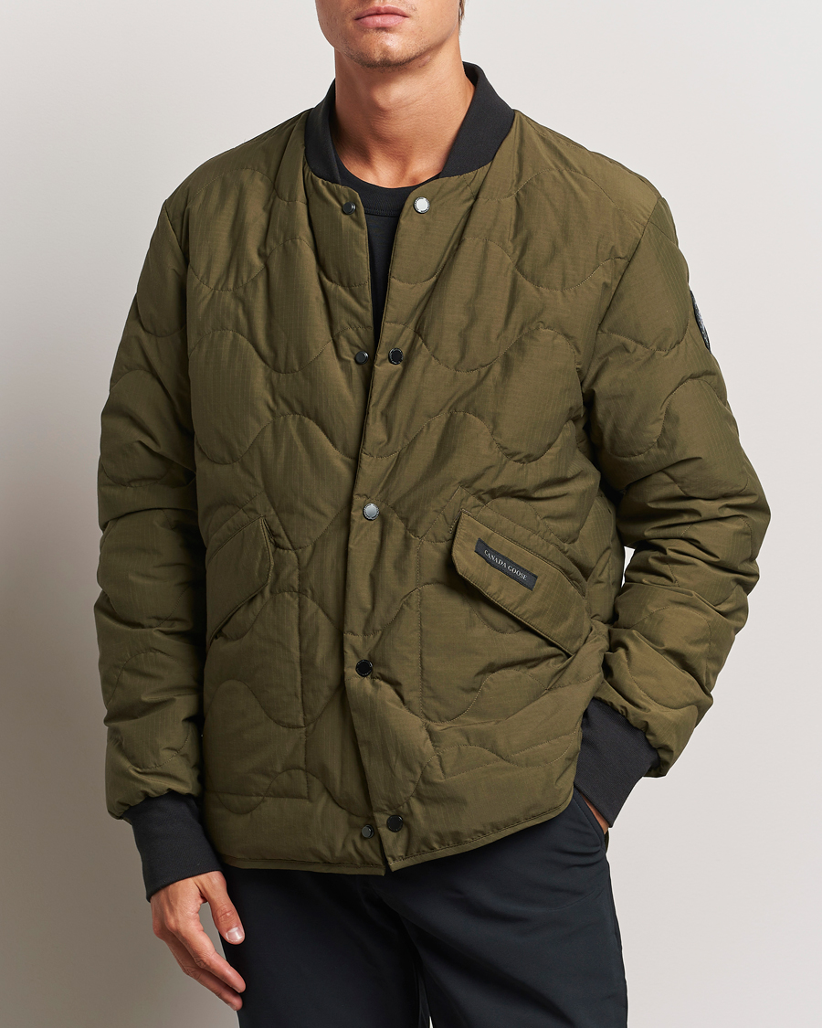 Men | Minimalistic jackets | Canada Goose Black Label | Boswell Reversible Jacket Military Green